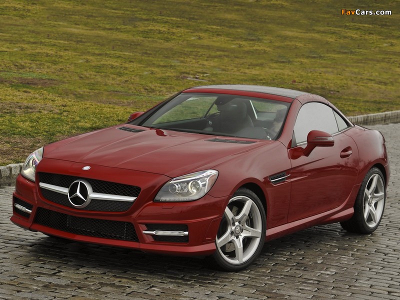Mercedes-Benz SLK 350 AMG Sports Package US-spec (R172) 2011 wallpapers (800 x 600)