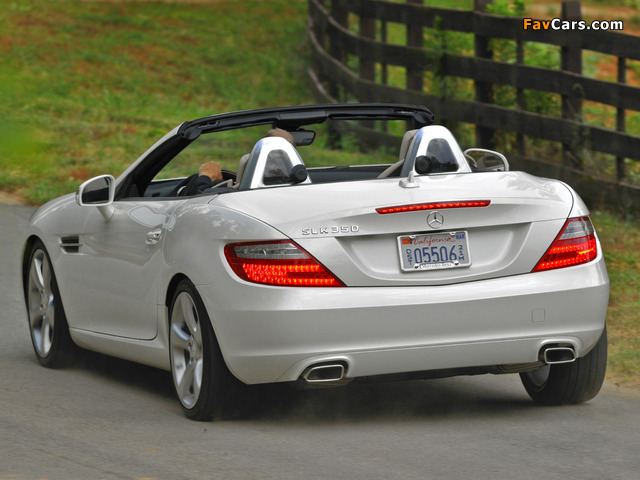 Mercedes-Benz SLK 350 US-spec (R172) 2011 wallpapers (640 x 480)