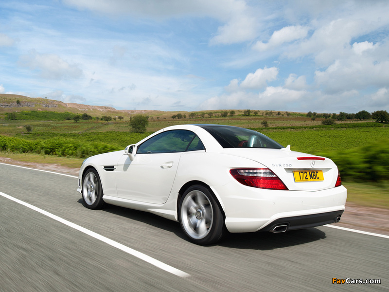 Mercedes-Benz SLK 250 AMG Sports Package UK-spec (R172) 2012 wallpapers (800 x 600)