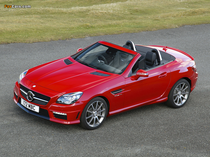 Mercedes-Benz SLK 55 AMG UK-spec (R172) 2012 wallpapers (800 x 600)