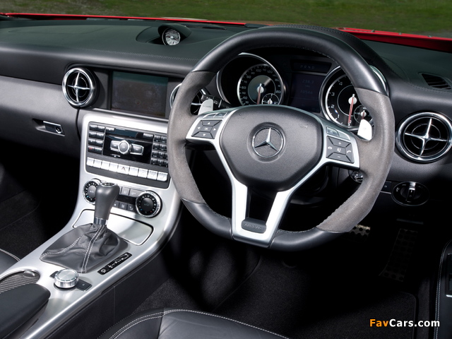 Mercedes-Benz SLK 55 AMG UK-spec (R172) 2012 wallpapers (640 x 480)