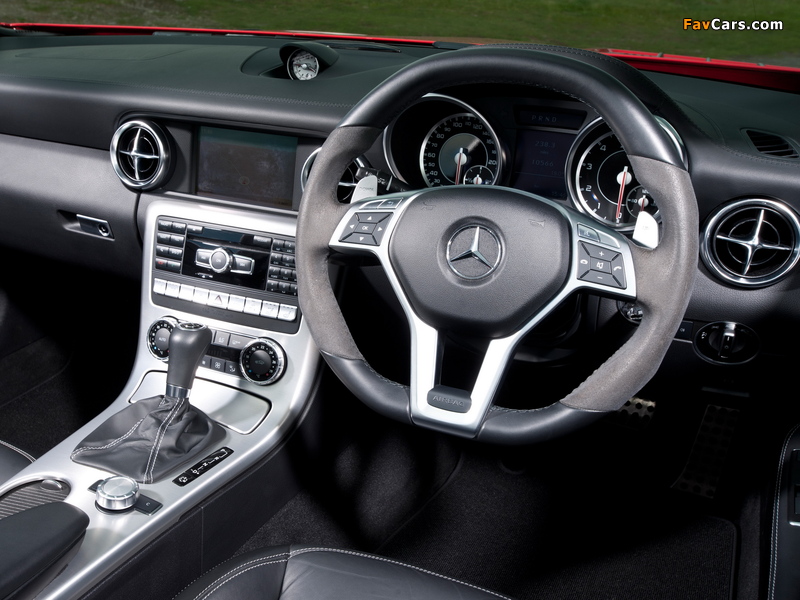 Mercedes-Benz SLK 55 AMG UK-spec (R172) 2012 wallpapers (800 x 600)