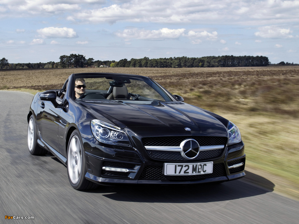 Mercedes-Benz SLK 250 CDI AMG Sports Package UK-spec (R172) 2012 wallpapers (1024 x 768)