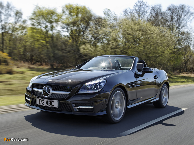 Mercedes-Benz SLK 250 CDI AMG Sports Package UK-spec (R172) 2012 wallpapers (800 x 600)