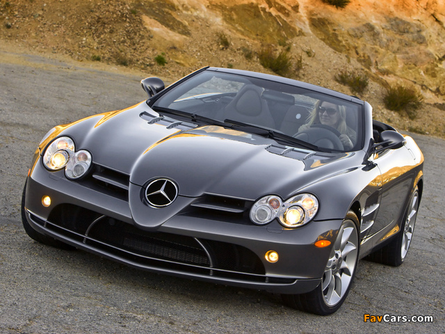 Mercedes-Benz SLR McLaren Roadster US-spec (R199) 2007–09 photos (640 x 480)