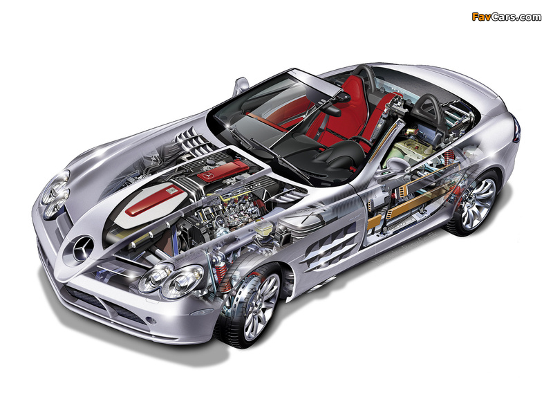 Mercedes-Benz SLR McLaren Roadster (R199) 2007–09 wallpapers (800 x 600)