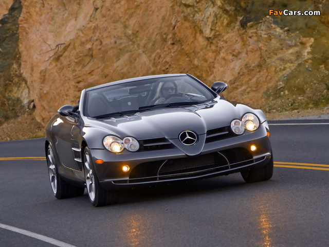 Mercedes-Benz SLR McLaren Roadster US-spec (R199) 2007–09 wallpapers (640 x 480)