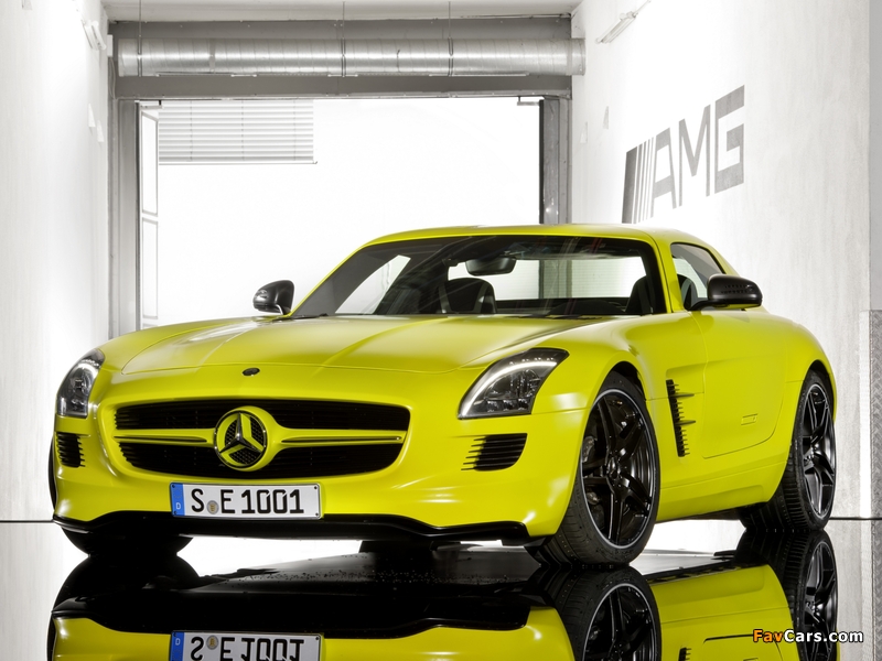 Mercedes-Benz SLS 63 AMG E-Cell Prototype (C197) 2010 images (800 x 600)