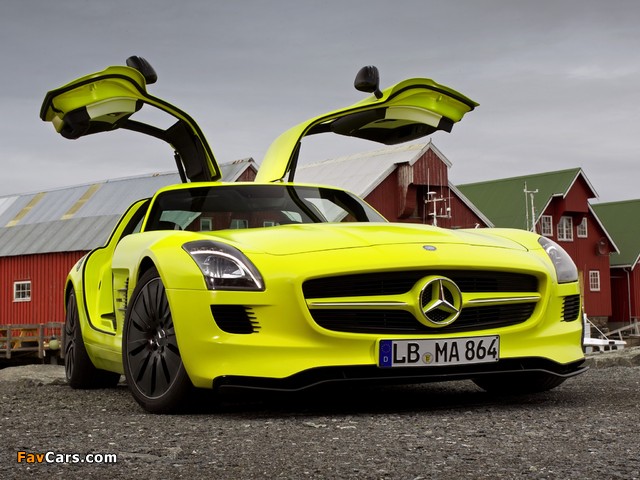Mercedes-Benz SLS 63 AMG E-Cell Prototype (C197) 2010 pictures (640 x 480)