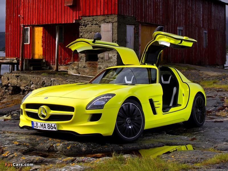 Mercedes-Benz SLS 63 AMG E-Cell Prototype (C197) 2010 pictures (800 x 600)