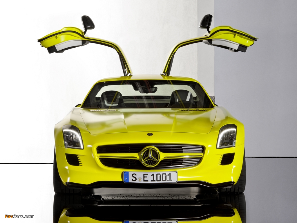 Mercedes-Benz SLS 63 AMG E-Cell Prototype (C197) 2010 pictures (1024 x 768)