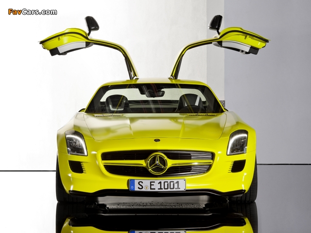 Mercedes-Benz SLS 63 AMG E-Cell Prototype (C197) 2010 pictures (640 x 480)