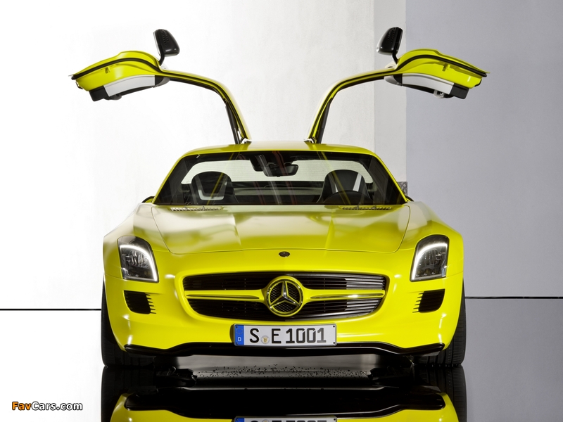 Mercedes-Benz SLS 63 AMG E-Cell Prototype (C197) 2010 pictures (800 x 600)
