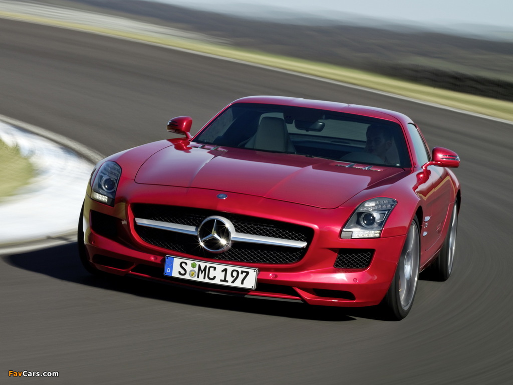 Mercedes-Benz SLS 63 AMG (C197) 2010 wallpapers (1024 x 768)