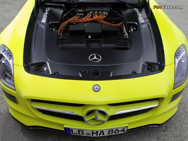 Mercedes-Benz SLS 63 AMG E-Cell Prototype (C197) 2010 wallpapers (640 x 480)