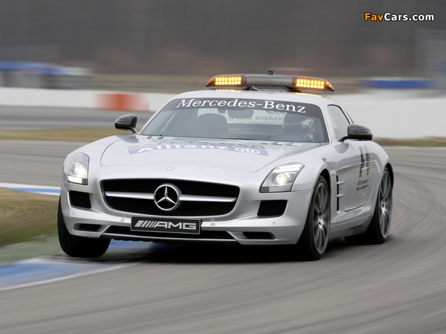 Mercedes-Benz SLS 63 AMG F1 Safety Car (C197) 2010–12 wallpapers (640 x 480)