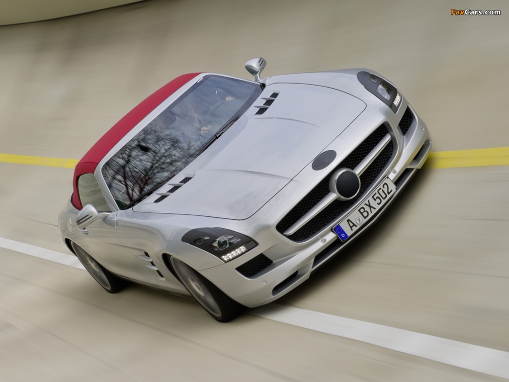 Mercedes-Benz SLS 63 AMG Roadster Prototype (R197) 2011 pictures (1024 x 768)