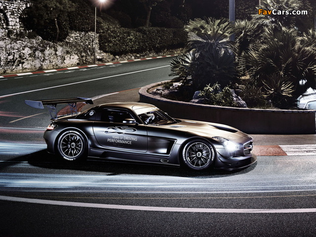 Mercedes-Benz SLS 63 AMG GT3 45th Anniversary (C197) 2012 pictures (640 x 480)