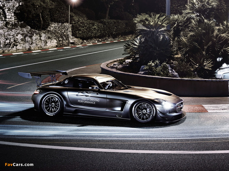 Mercedes-Benz SLS 63 AMG GT3 45th Anniversary (C197) 2012 pictures (800 x 600)