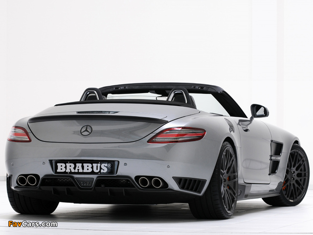 Photos of Brabus Mercedes-Benz SLS 63 AMG Roadster (R197) 2011 (640 x 480)