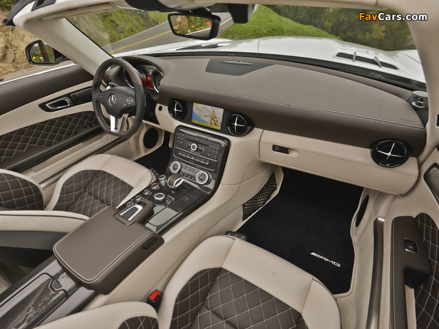 Photos of Mercedes-Benz SLS 63 AMG GT Roadster US-spec (R197) 2012 (640 x 480)