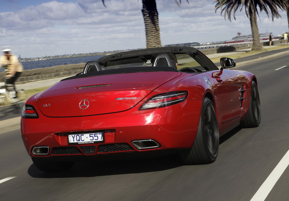 Pictures of Mercedes-Benz SLS 63 AMG Roadster AU-spec (R197) 2011