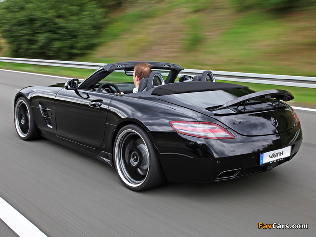 Pictures of VÄTH Mercedes-Benz SLS 63 AMG Roadster (R197) 2012 (640 x 480)