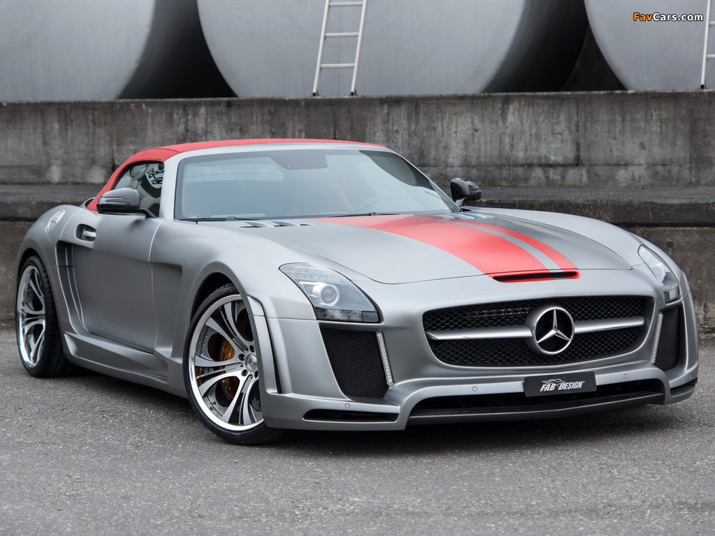Pictures of FAB Design Mercedes-Benz SLS 63 AMG Roadster Jetstream (R197) 2012 (1024 x 768)