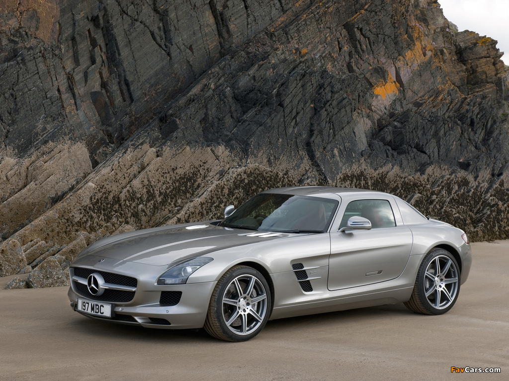 Mercedes-Benz SLS 63 AMG UK-spec (C197) 2010 wallpapers (1024 x 768)