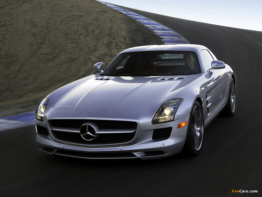 Mercedes-Benz SLS 63 AMG US-spec (C197) 2010 wallpapers (1024 x 768)