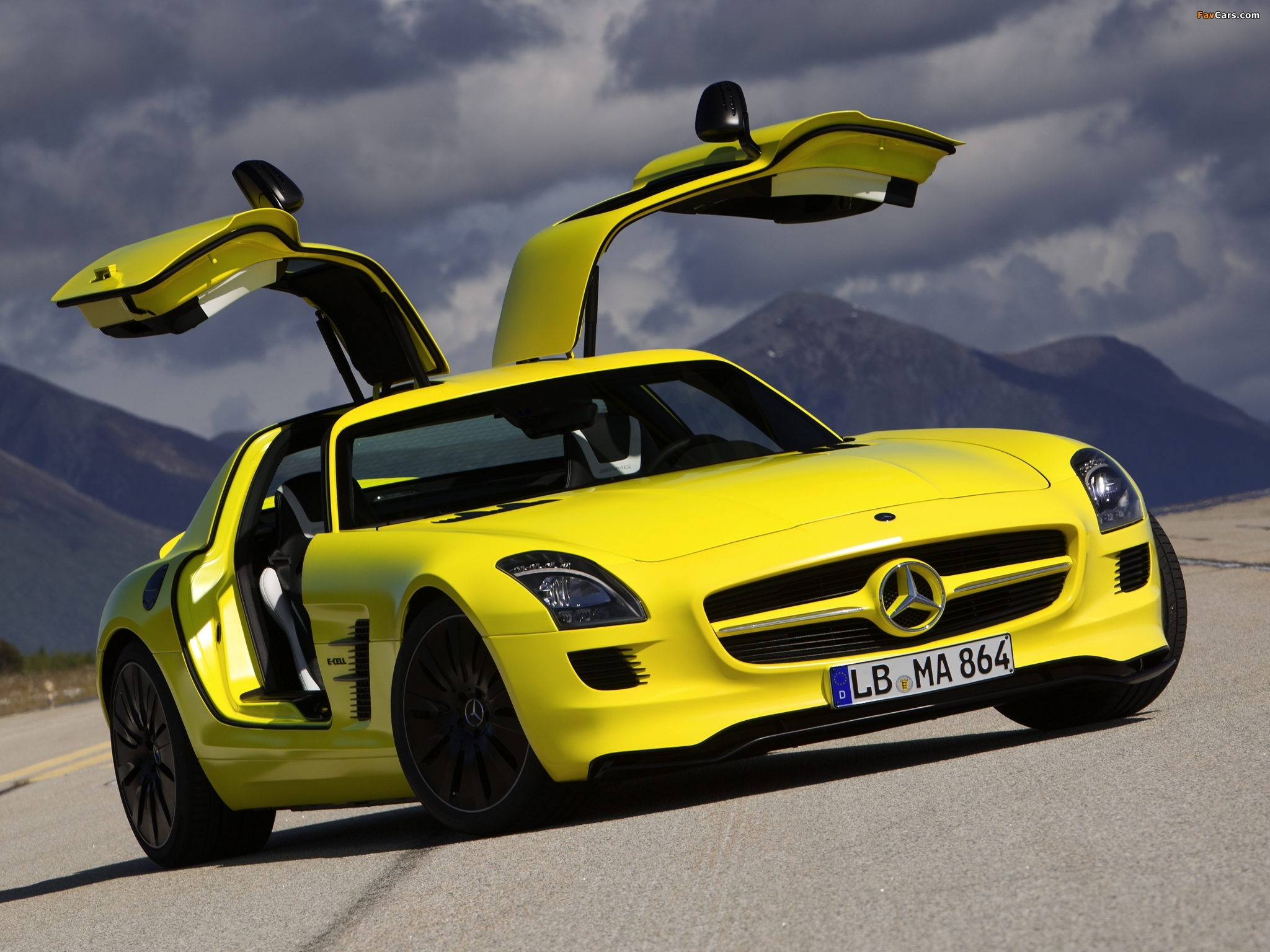 Mercedes-Benz SLS 63 AMG E-Cell Prototype (C197) 2010 wallpapers (2048 x 1536)