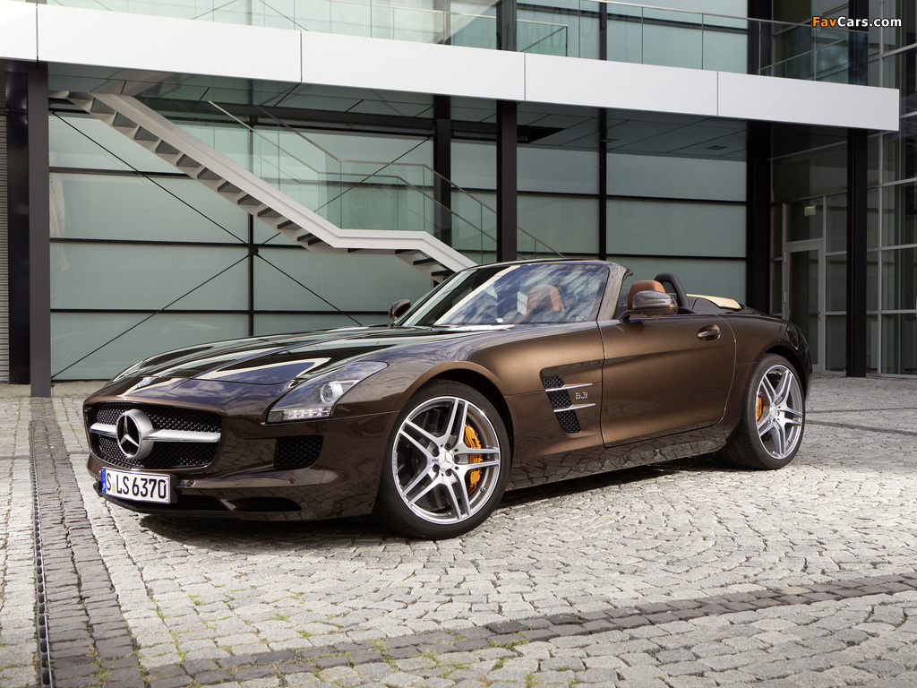 Mercedes-Benz SLS 63 AMG Roadster (R197) 2011 wallpapers (1024 x 768)