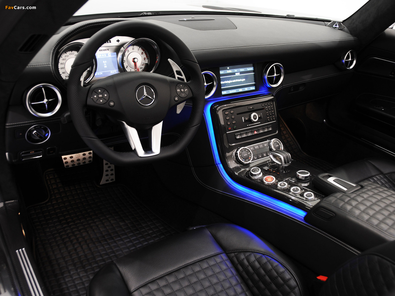 Brabus Mercedes-Benz SLS 63 AMG Roadster (R197) 2011 wallpapers (1280 x 960)