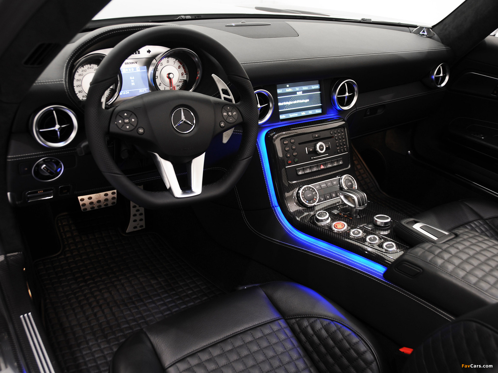 Brabus Mercedes-Benz SLS 63 AMG Roadster (R197) 2011 wallpapers (1600 x 1200)