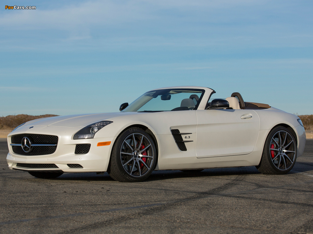 Mercedes-Benz SLS 63 AMG GT Roadster US-spec (R197) 2012 wallpapers (1024 x 768)