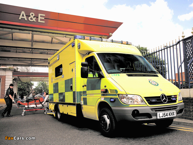 Mercedes-Benz Sprinter Ambulance UK-spec 2002–06 images (640 x 480)