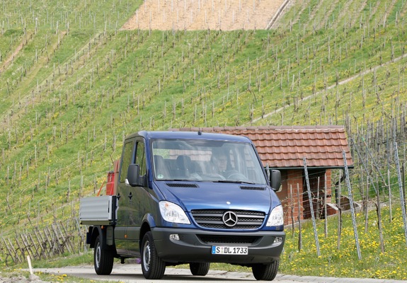Mercedes-Benz Sprinter Double Cab Dropside (W906) 2006–13 images