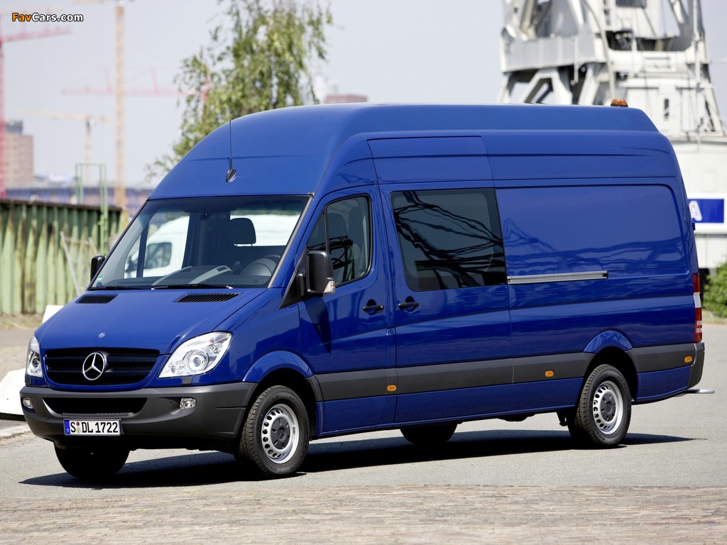 Mercedes-Benz Sprinter Van XL (W906) 2006–13 photos (1024 x 768)