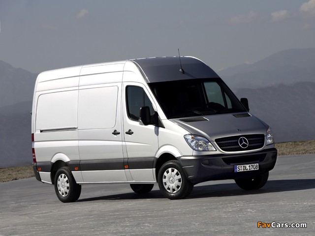 Mercedes-Benz Sprinter High Roof Van (W906) 2006–13 photos (640 x 480)