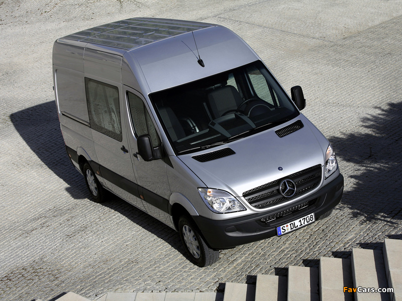 Mercedes-Benz Sprinter High Roof Van (W906) 2006–13 photos (800 x 600)