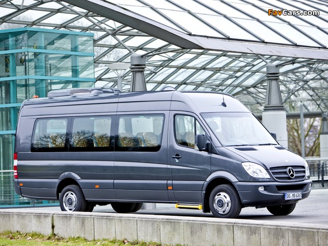 Mercedes-Benz Sprinter Transfer 45 (W906) 2006–13 pictures (640 x 480)