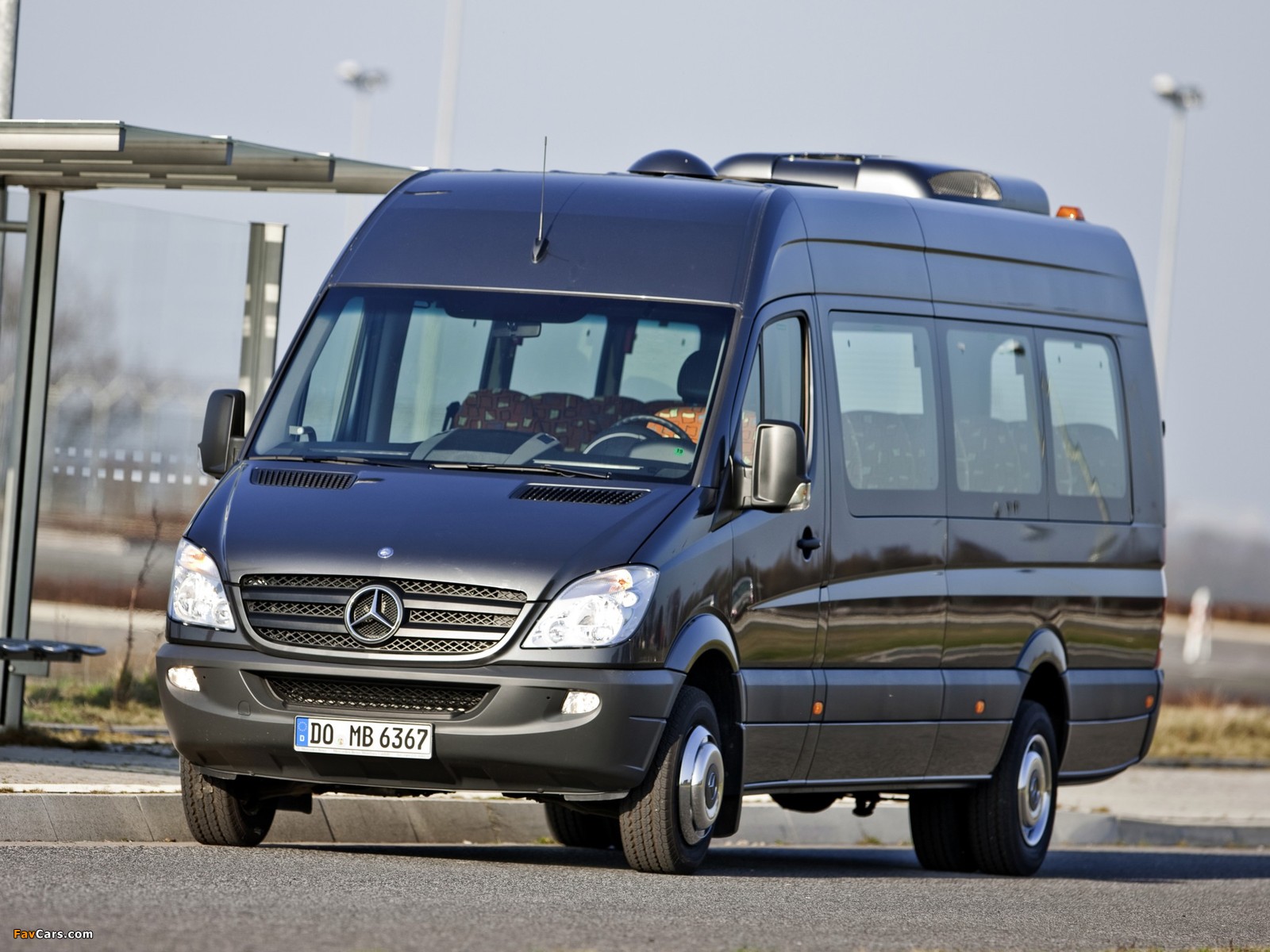 Mercedes-Benz Sprinter Transfer 45 (W906) 2006–13 wallpapers (1600 x 1200)