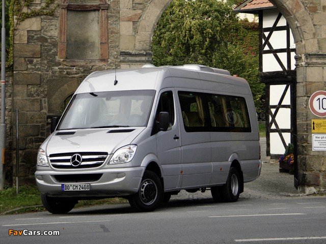 Mercedes-Benz Sprinter Travel 45 (W906) 2006–13 wallpapers (640 x 480)