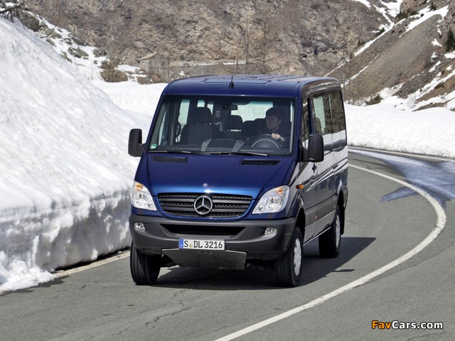 Mercedes-Benz Sprinter 4x4 (W906) 2009–13 images (640 x 480)