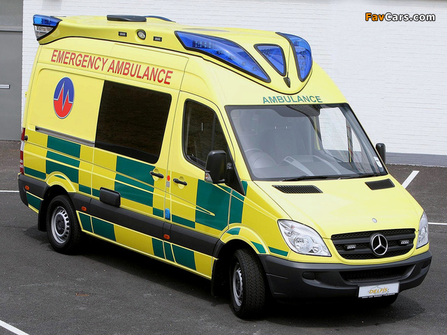 Delfis Mercedes-Benz Sprinter Ambulance (W906) 2009 pictures (640 x 480)