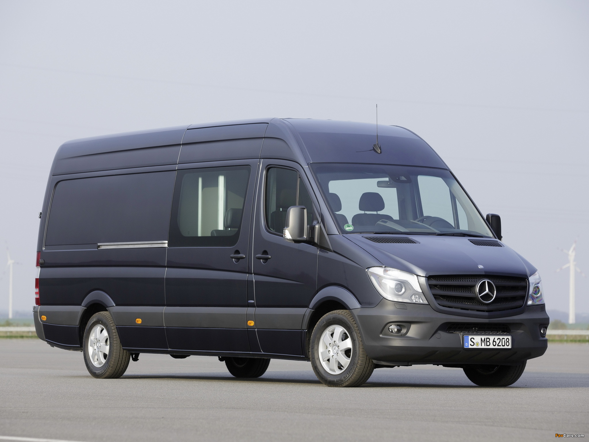 Mercedes-Benz Sprinter LWB High Roof Van (W906) 2013 images (2048 x 1536)