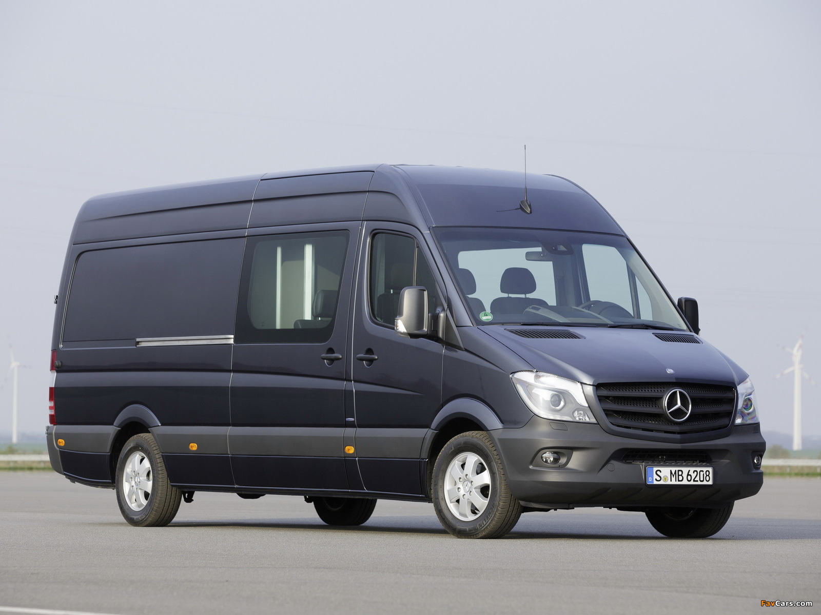 Mercedes-Benz Sprinter LWB High Roof Van (W906) 2013 images (1600 x 1200)