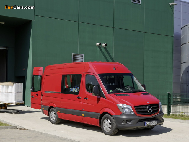 Mercedes-Benz Sprinter High Roof Van (W906) 2013 images (640 x 480)