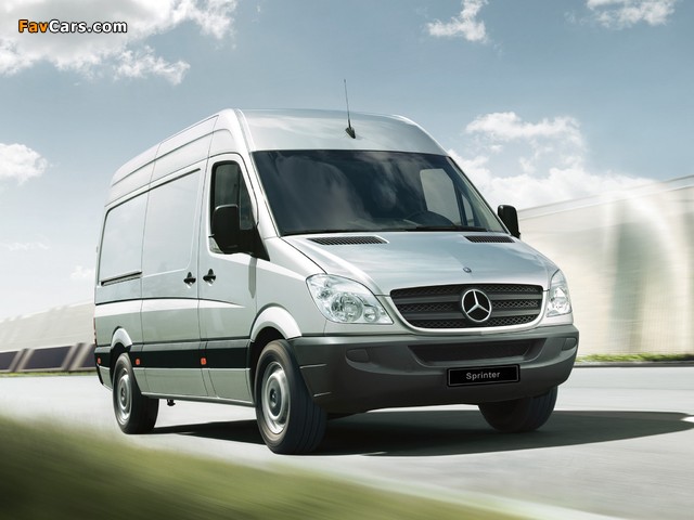 Photos of Mercedes-Benz Sprinter High Roof Van (W906) 2006–13 (640 x 480)