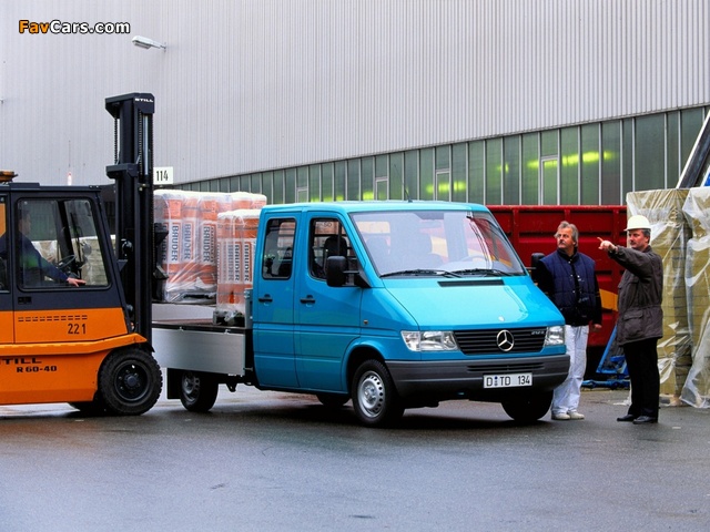 Pictures of Mercedes-Benz Sprinter Double Cab Pickup 1995–2000 (640 x 480)